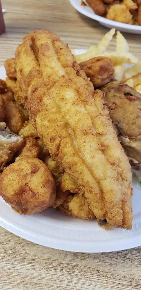 Flounder and Scallops